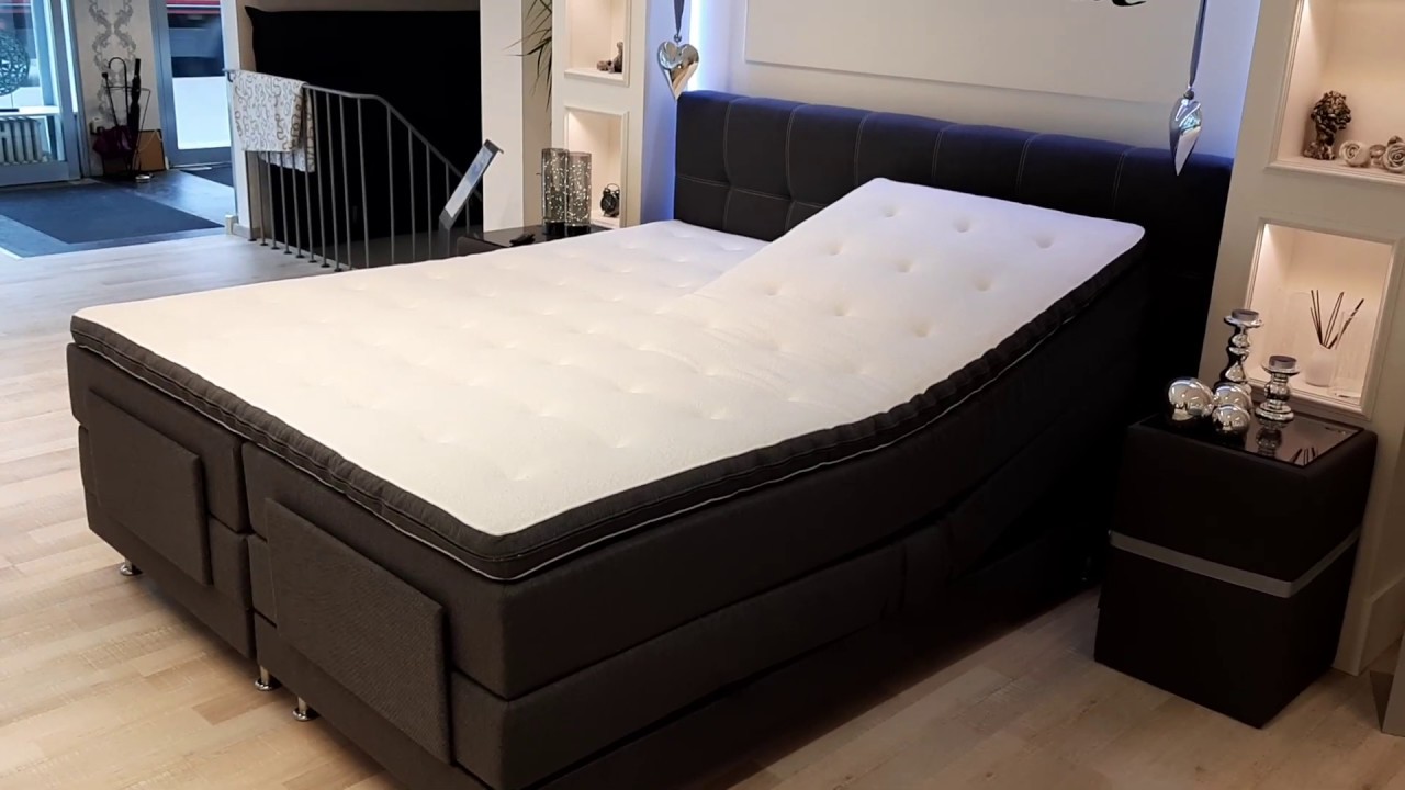 Boxspringbett elektrisch verstellbar 180x210 cm, fest, Ausstellungsst&uuml;ck