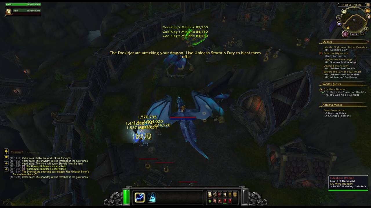 Cry More Thunder! WoW World Quest Stormheim