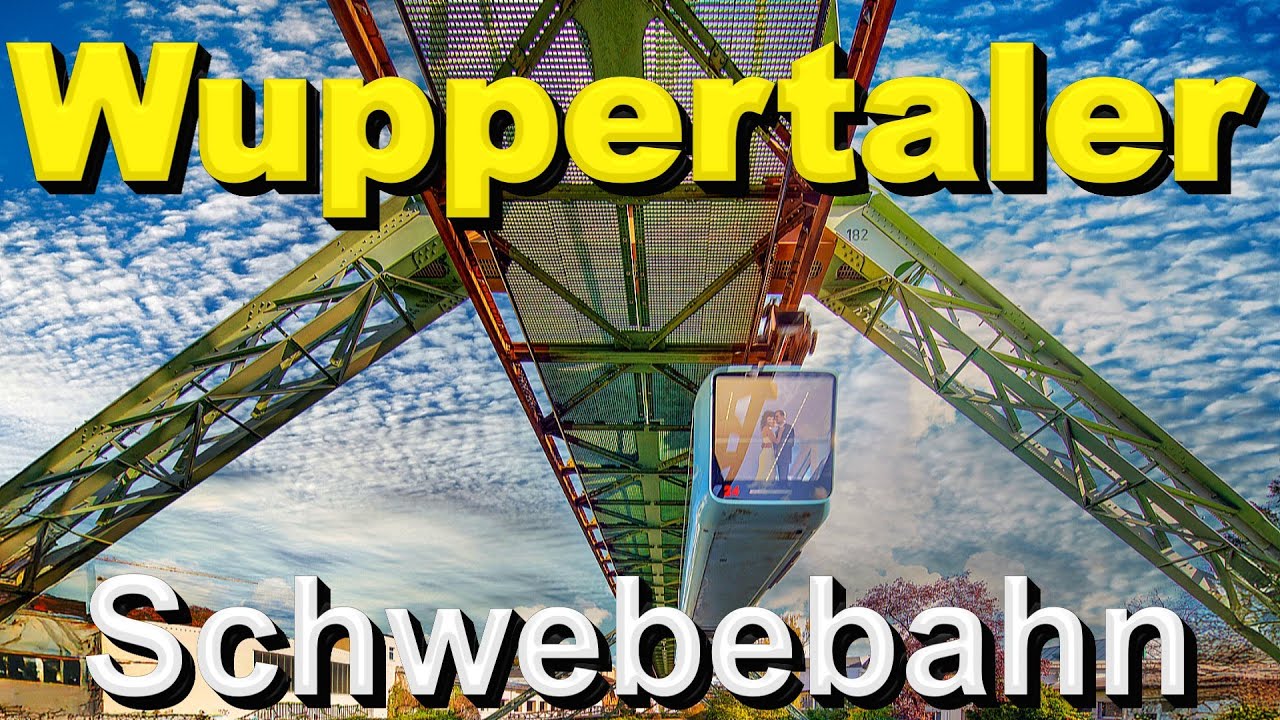 Die Wuppertaler Schwebebahn👍 Germany All Stations📽️ Alle Stationen 4K Ultra HD🇩🇪