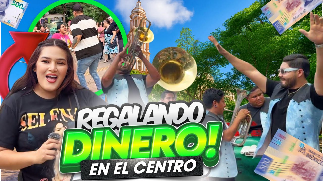 REGALANDO DINERO 🤑 EN EL CENTRO DE CULIACÁN