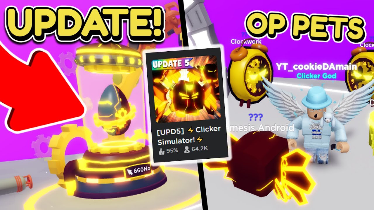 TECH PORTAL UPDATE! NEW WORLD & PETS  *INSANE STATS* & MORE...In Roblox Clicker Simulator!