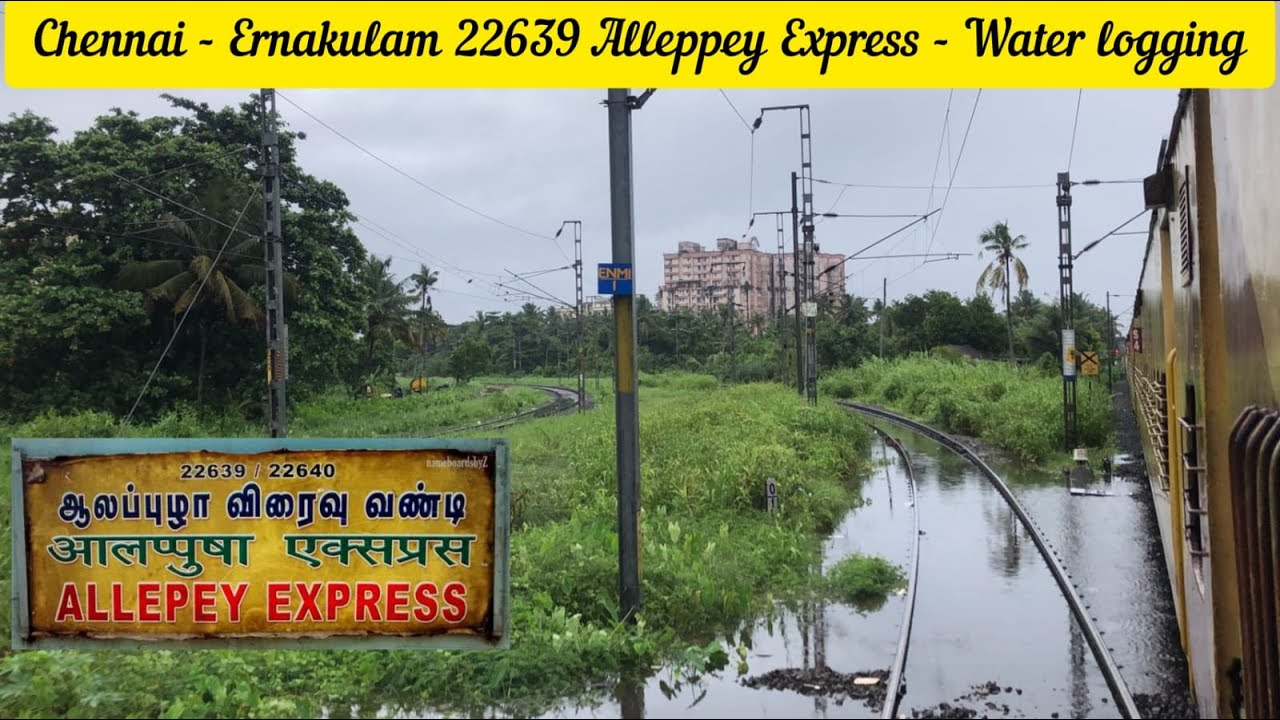 Chennai to Ernakulam: 22639 Chennai Central - Ernakulam Express Journey | Amazing Weather Condition