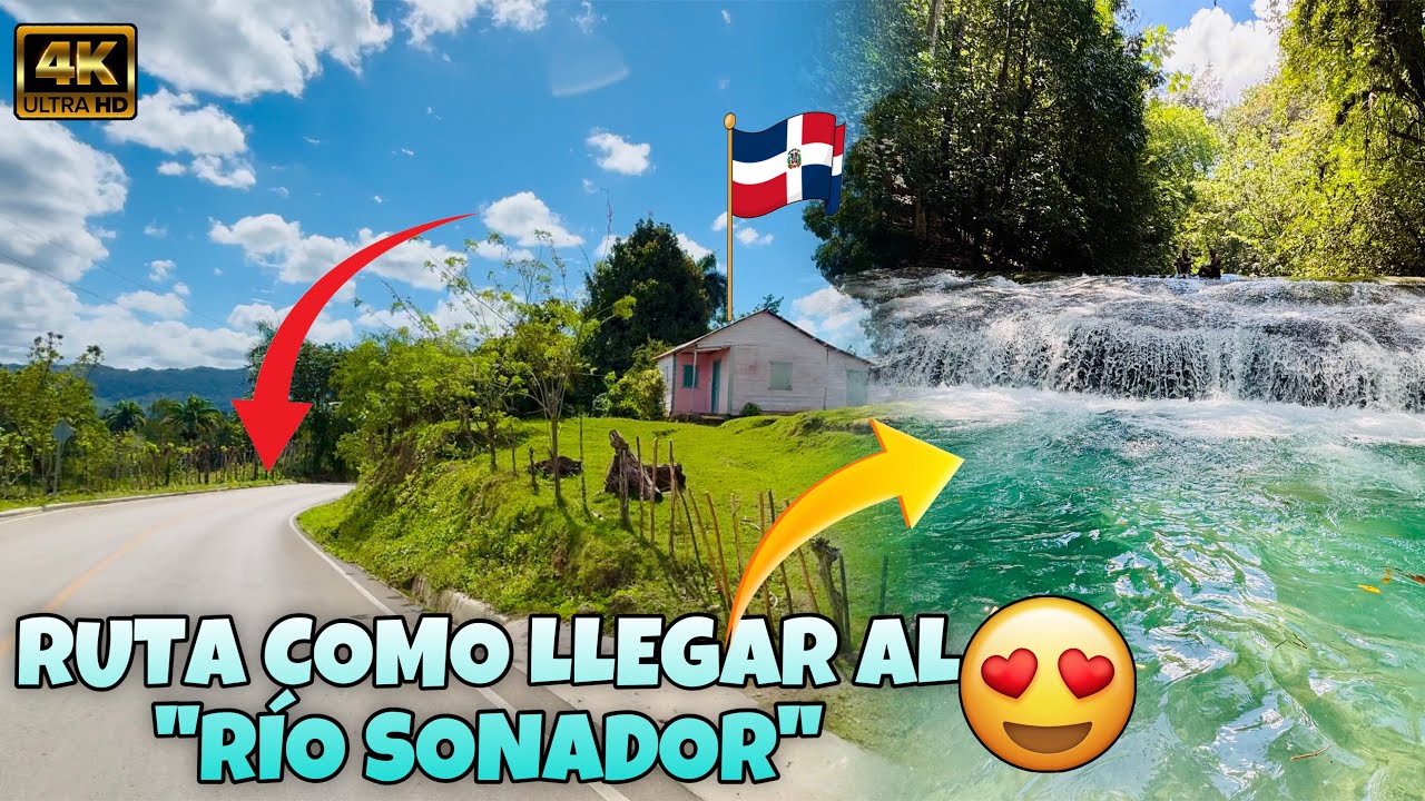 ¿Como es llegar? 🗺️ al RÍO MÁS IMPRESIONANTE 💧🤩 de República Dominicana 🇩🇴 (Río SONADOR)