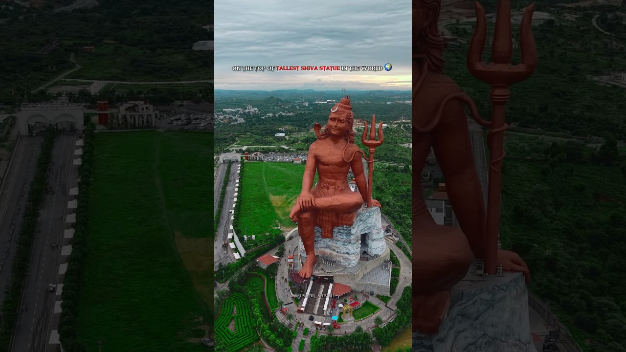 TALLEST SHIVA STATUE IN THE WORLD @statue.of.belief 😍  #statueofbelief #nathdwara #rajasthan #shiv