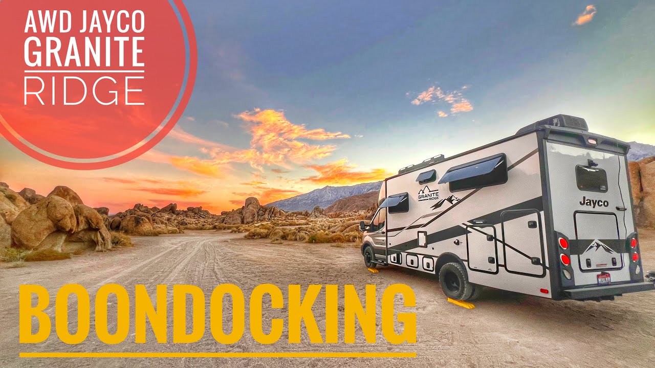 Boondocking in the AWD Jayco Granite Ridge! Alabama Hills and Walker Lake