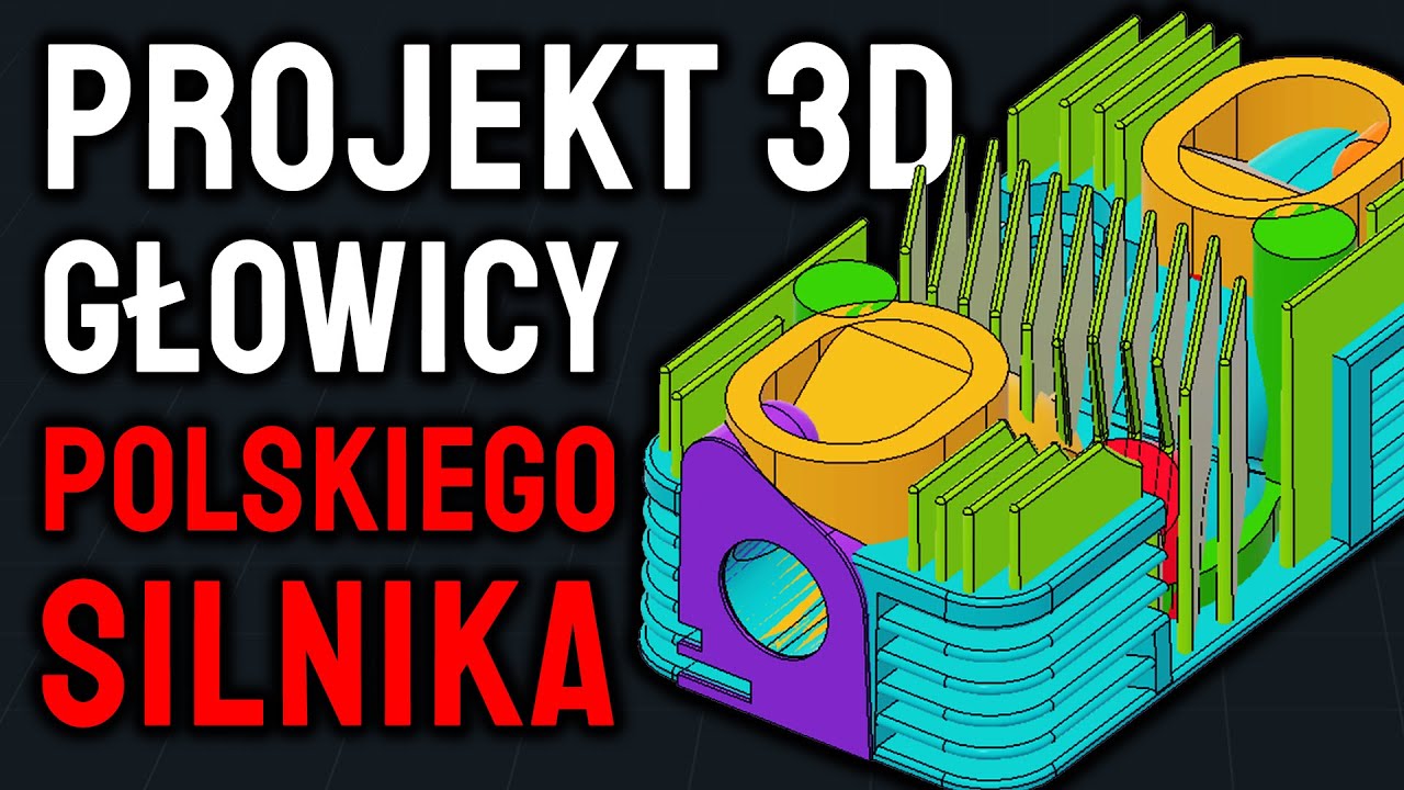 🇵🇱 PROJEKTUJĘ GŁOWICĘ SILNIKA S132 - czyli bryła ze skanu 3D w Fusion 360 - ZADZIOR 350 M14 ISKRA