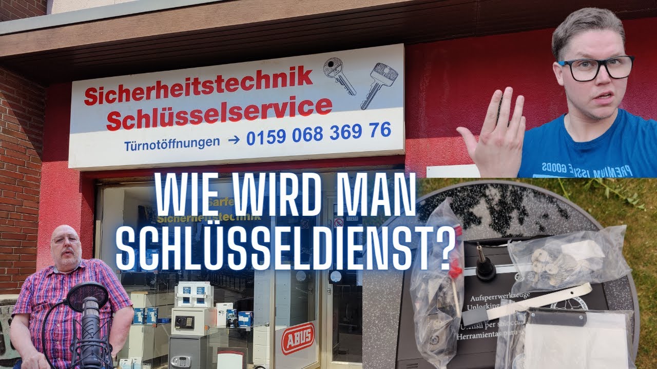 Wie wird man Schluesseldienst? Uwe Sarfeld (Sachverständiger, Schlüsseldienst) erklärt