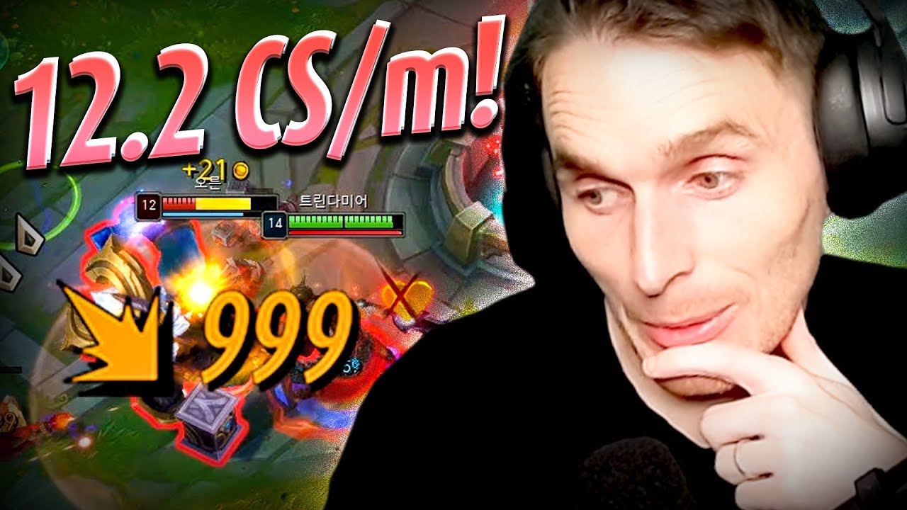 WORLD RECORD? Tryndamere's 12.2 CS/min Korean Masters Showcase!