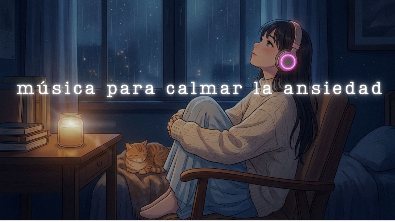 1 hora para calmar la ansiedad | Un espacio tranquilo con sonidos relajantes🌧️