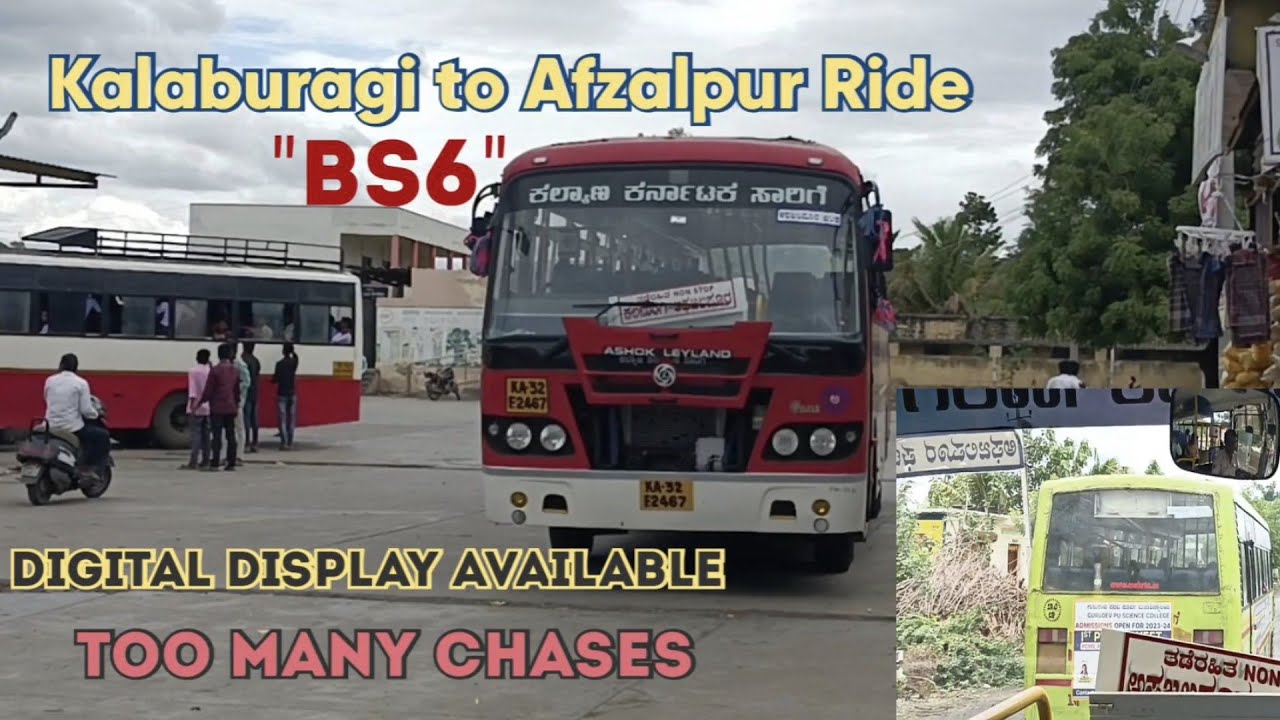Kalaburagi to Afzalpur Short Ride| Non Stop| Brand new BSVI KKRTC|