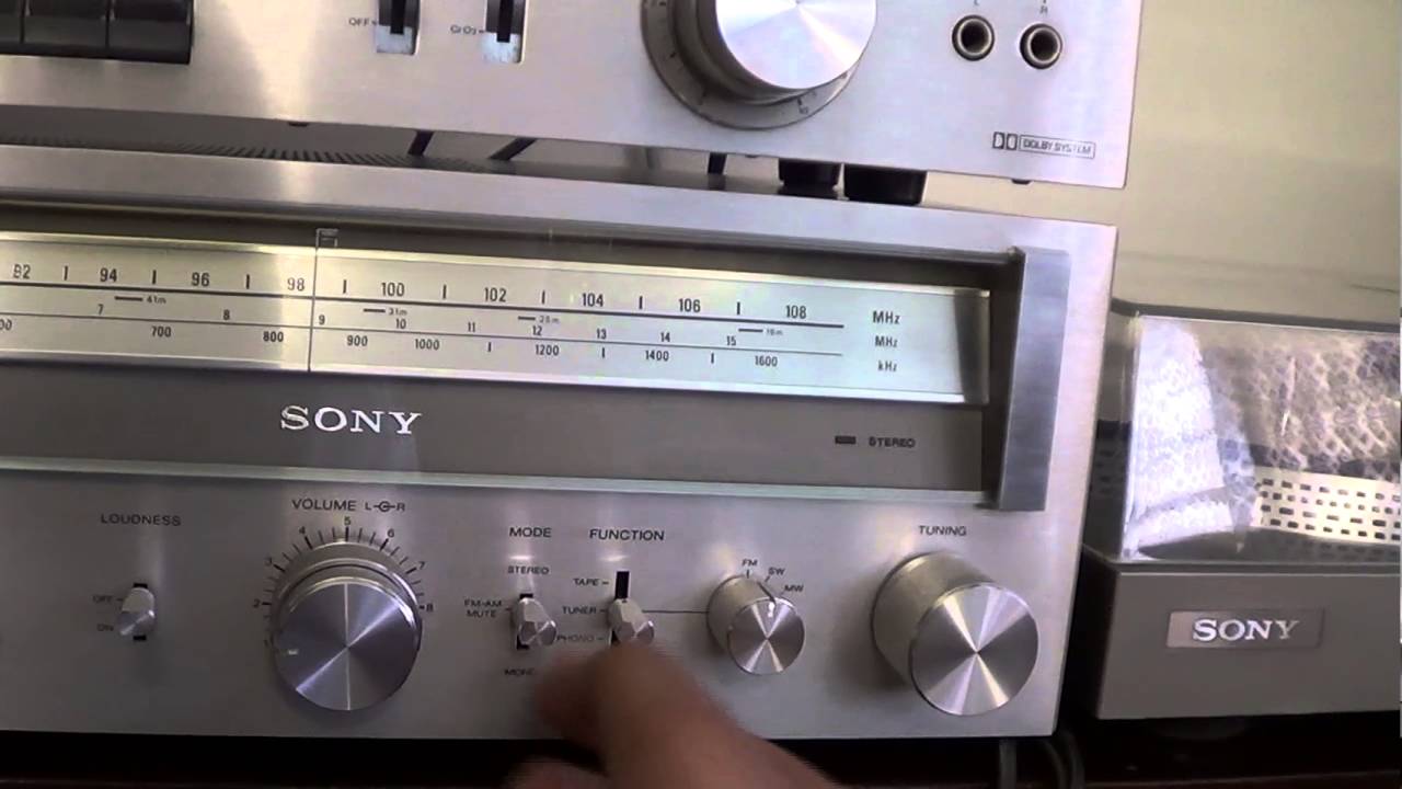 Vintage Sony Component System STR-212AS - TC-U2 - PS-212A