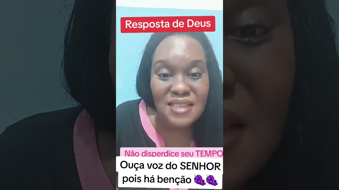 OUÇA A VOZ DO SENHOR HA BENÇÃO 🍇🍇