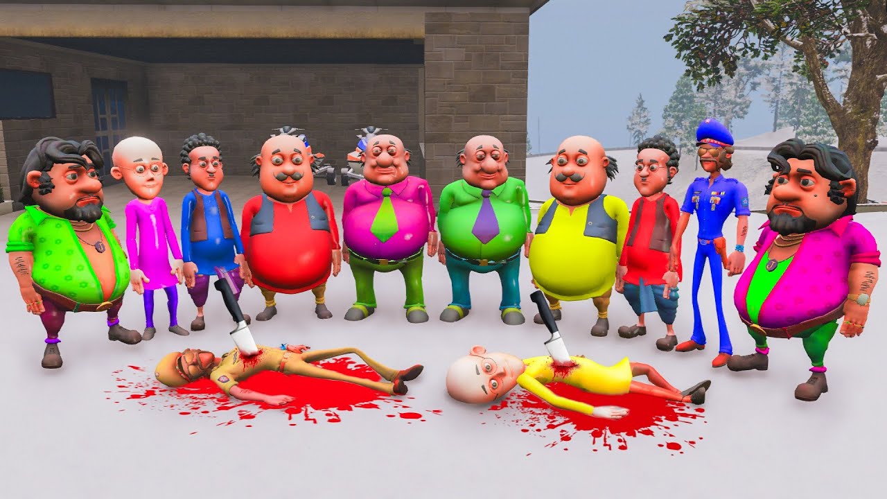 Motu Patlu Playing Hide And Seek With pink Chingam sir In Gta 5 | Gta With Pro 2.0