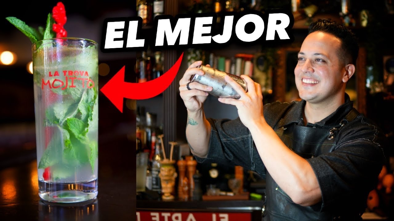 🍹 Este bar realiza el mejor MOJITO del MUNDO! 🧐 ¿Será verdad? POV CAFE LA TROVA! 🇨🇺