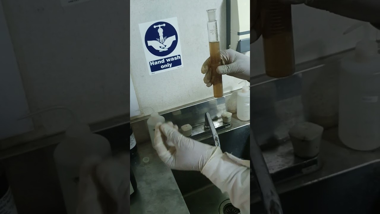 Potassium Permanganate (KMNO4) Time Test (PTT) onboard a Chmical tanker (WWT)