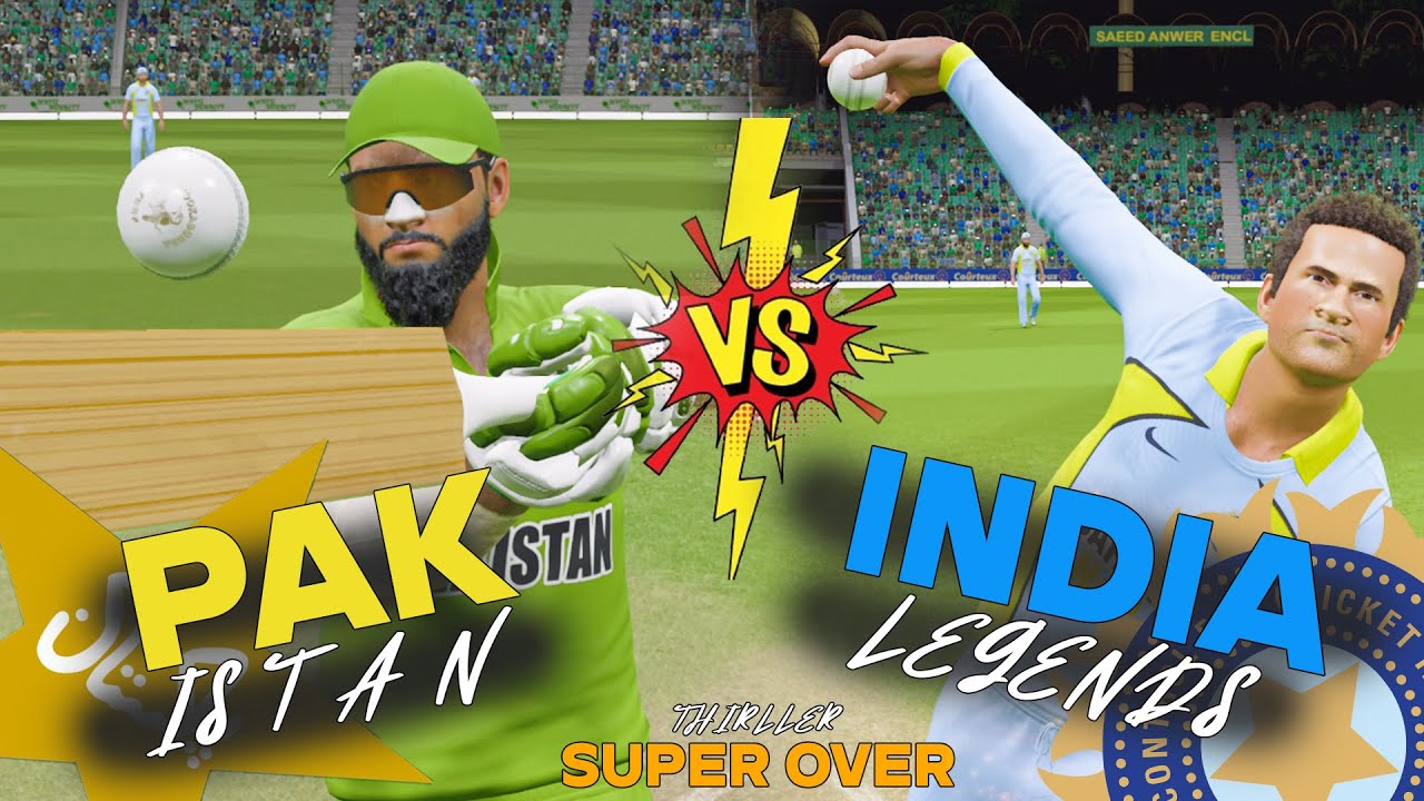 Can We Beat Indian Legends Team In Super Over Wtih Pakistan Lagends Team | Cricket 24