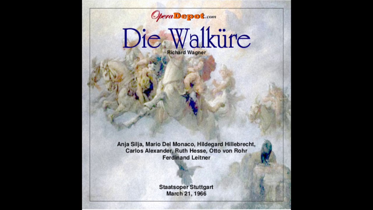 Mario Del Monaco Die Walkure Live  Stoccarda 1966 Rarissimo!!!