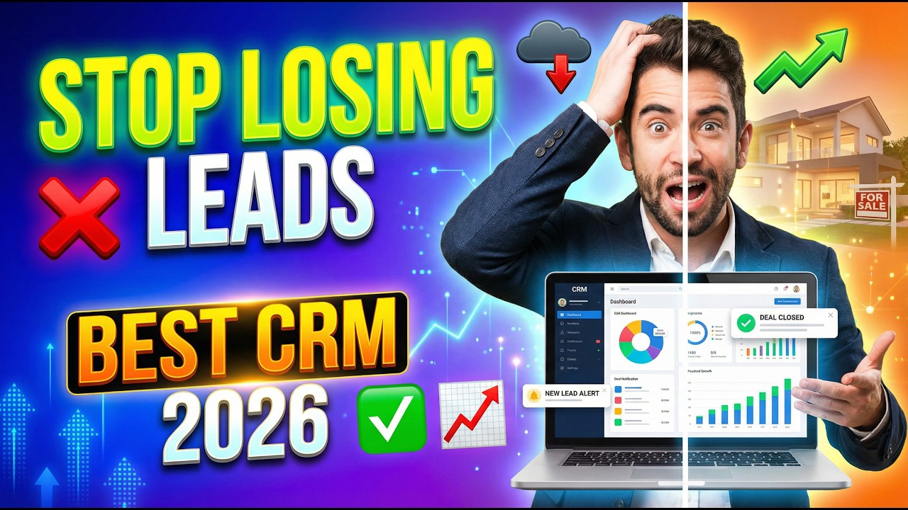 Best CRM for Real Estate Agents 2026 🏡| Top AI Tools Guide