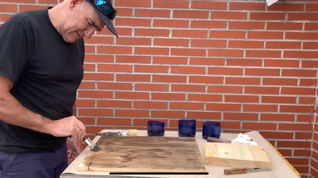 Como hacer pintura artesanal para teñir la madera de nuestra casa de diferentes colores. Parte 6