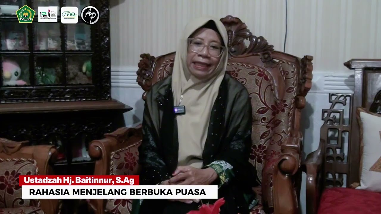 Rahasia Menjelang Berbuka Puasa | Ustadzah Hj. Baitinnur, S.Ag