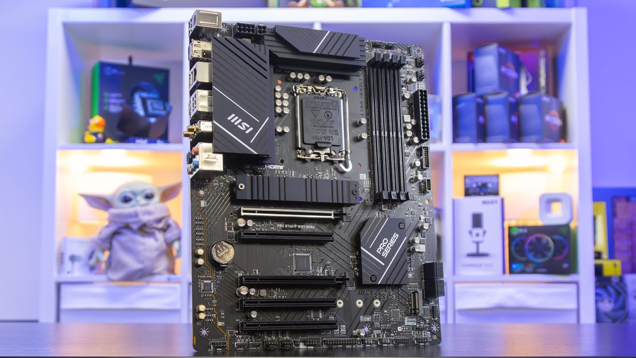 A Great AFFORDABLE Motherboard! - MSI PRO B760-P WIFI DDR4 Motherboard - Unboxing & Overview! [4K]
