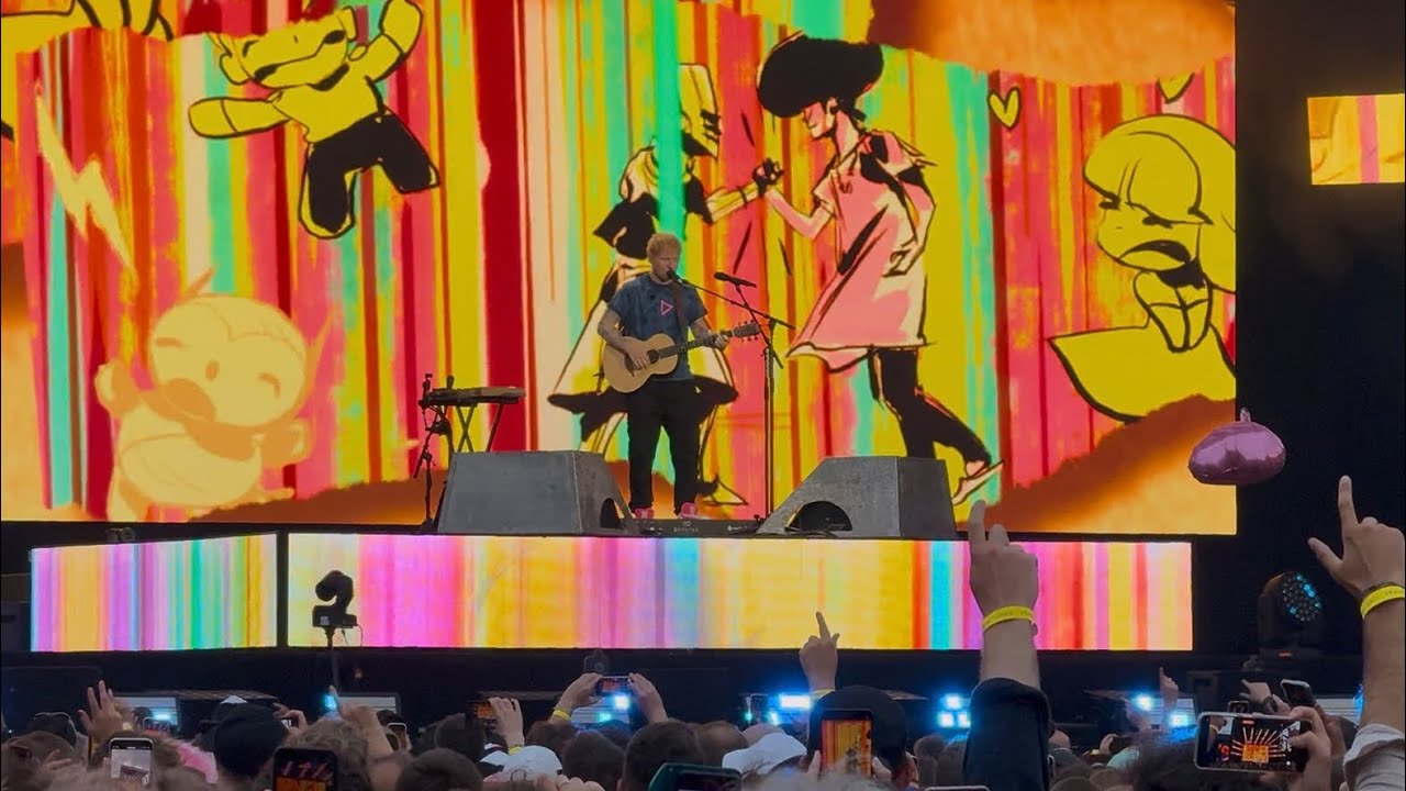 Ed Sheeran - Castle On The Hill - Live Ipswich Portman Road Stadium 13/07/25