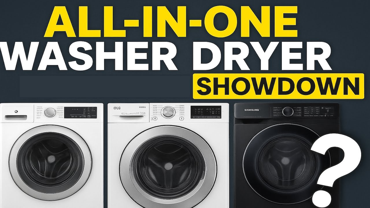 All in One Washer Dryer Showdown! GE vs LG vs Samsung | Honest, Unbiased Review