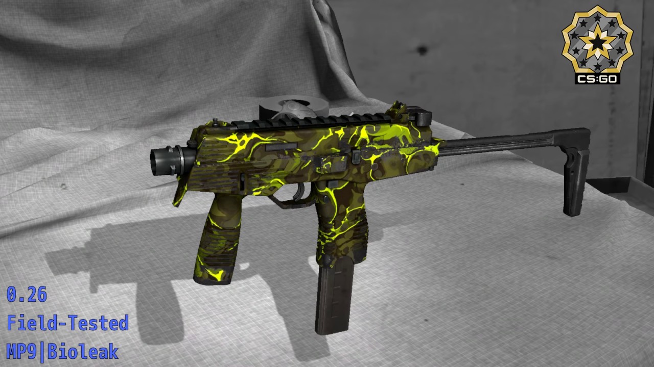 MP9 Bioleak - Skin Wear Preview
