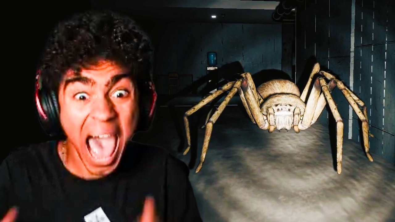 Running From A MASSIVE Spider...