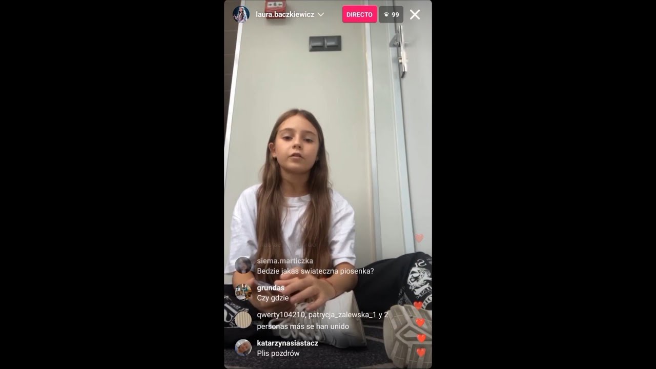 Laura Bączkiewicz (🇵🇱 JESC 2022) - Livestream on Instagram (23/09/2023)