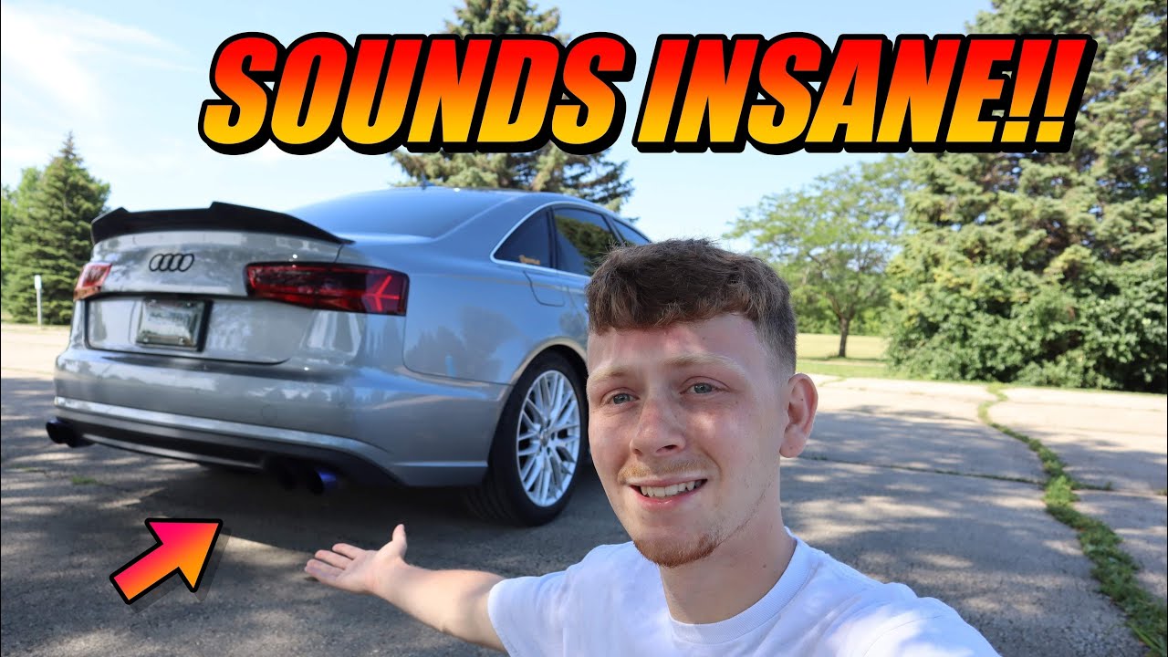 Audi A6 3.0T Best Custom Exhaust (SOUNDS INSANE!!)