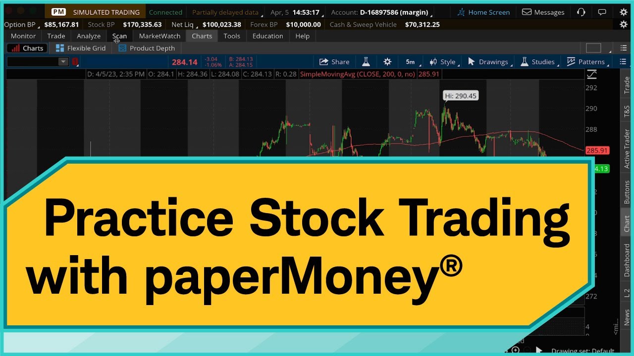 thinkorswim&reg; paperMoney&reg;: Stock Trading Simulator Tutorial
