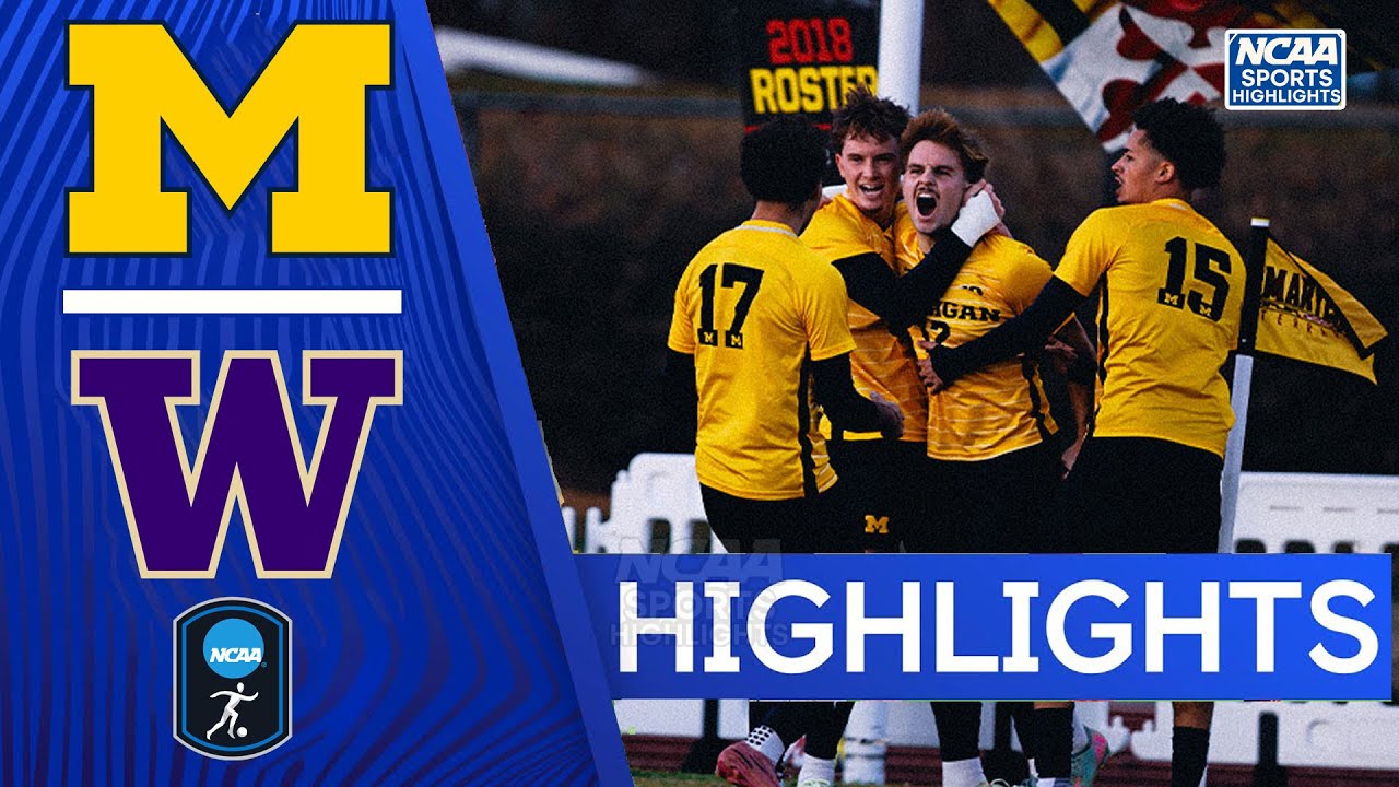 Washington vs Michigan | NCAA College Soccer Semifinal Highlights | November 12, 2025