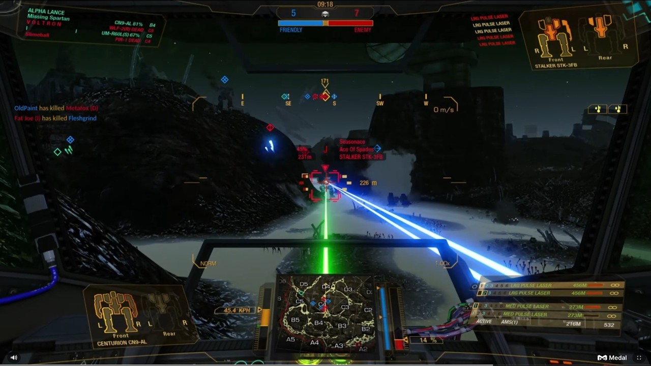 MWO Pulse Centurion Slaughter #mwo #laser #explosion #intense #fun #mecha #mechwarrior #war #future