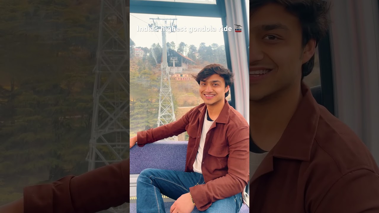 India&rsquo;s highest gondola ride in Patnitop 🏔️ #patnitop #jammu #katra
