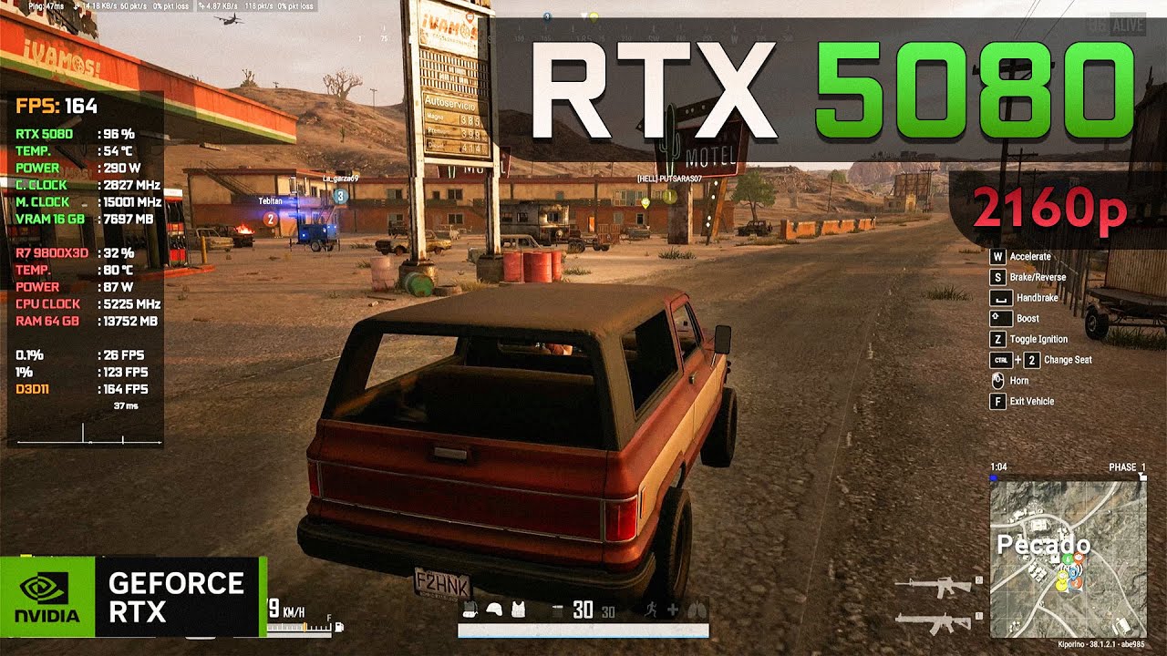 RTX 5080 | PUBG: Battlegrounds | 4K Ultra