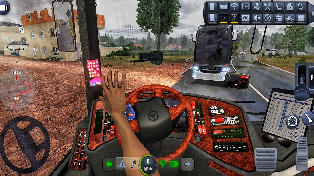 Bus Simulator Ultimate: Luxury Mercedes Benz Bus Offroad Driving - Android Gameplay