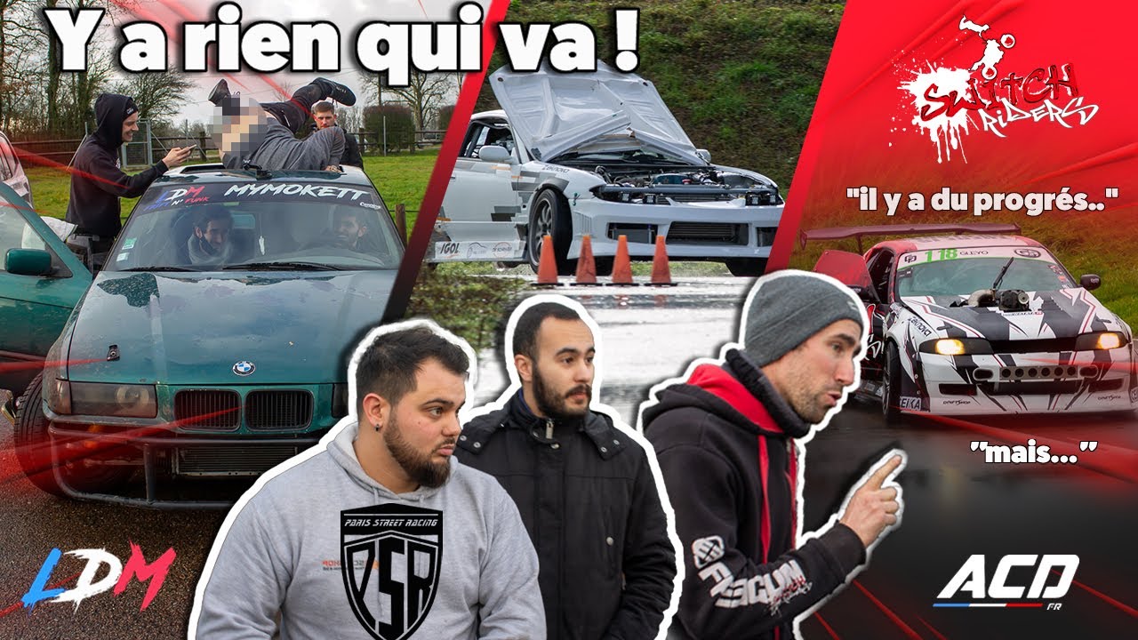 VLOG - Journée au circuit des Ecuyers ! (avec PSR, Guyguy Stunt, LDM Drift, ACDFR, ...)