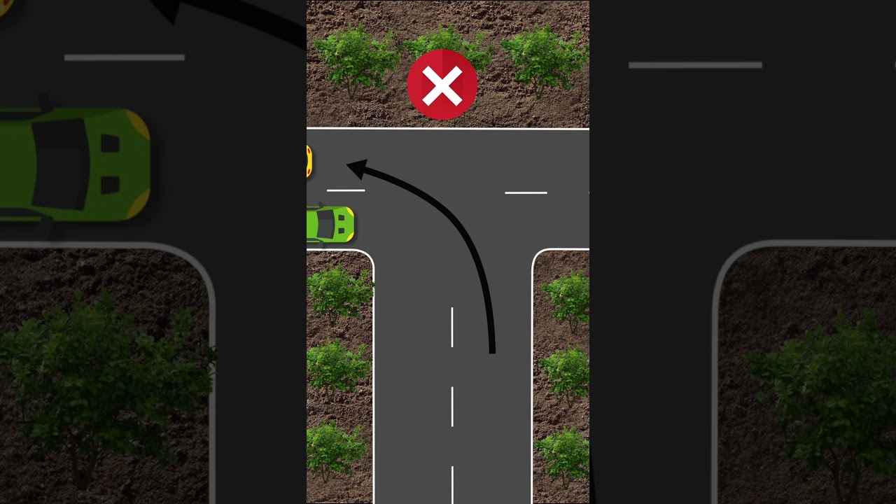 Turn left and make a big bend, turn right and make a small bend #car #manual #driving