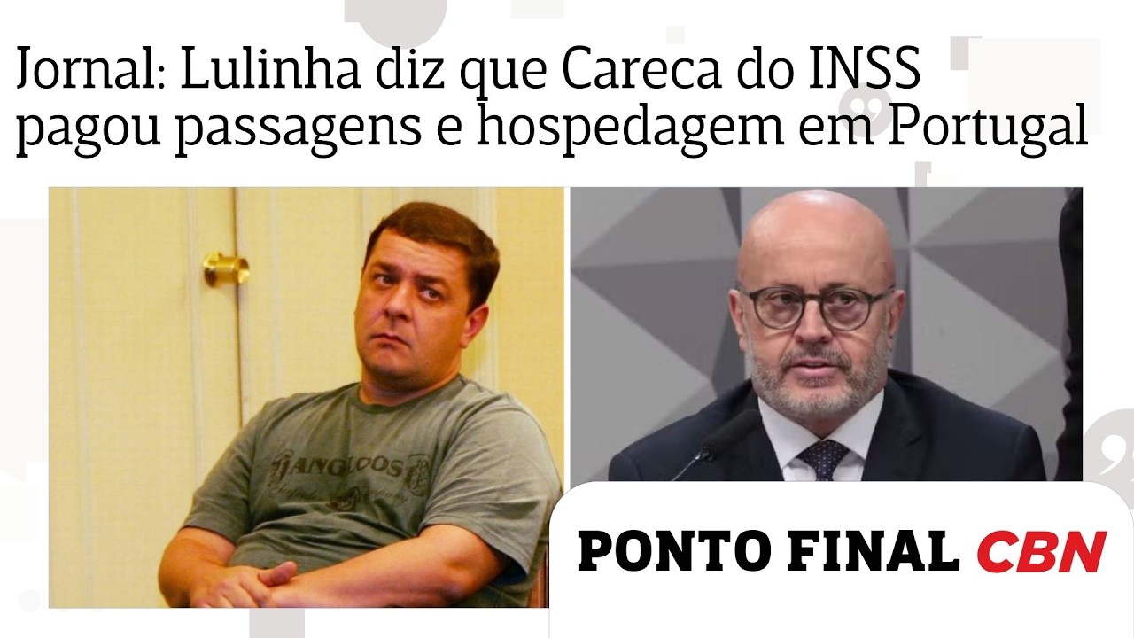 Lulinha diz que teve passagens e hospedagem em Portugal pagas pelo Careca do INSS, segundo jornal