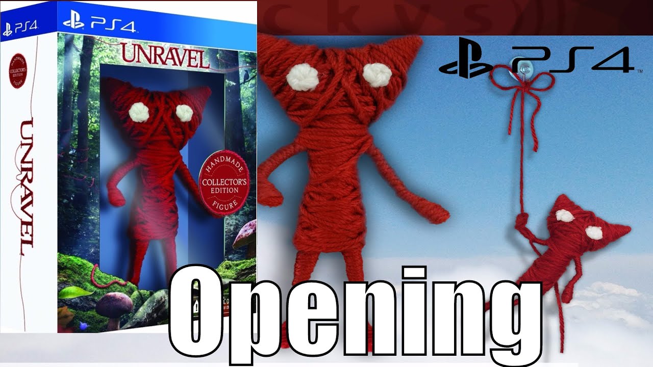 Unravel PS4 Collector's Edition Unboxing