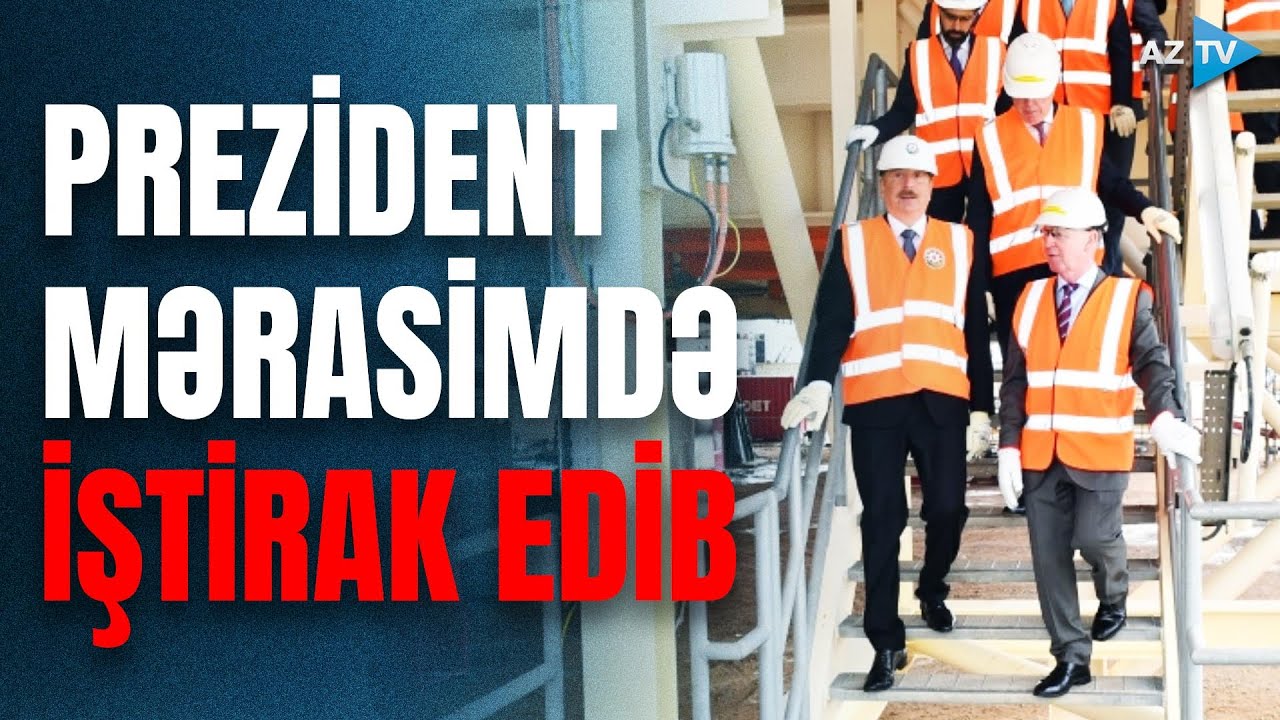 “Azəri-Mərkəzi-Şərqi” platformasının üst modullarının dənizə rəmzi yola salınması mərasimi