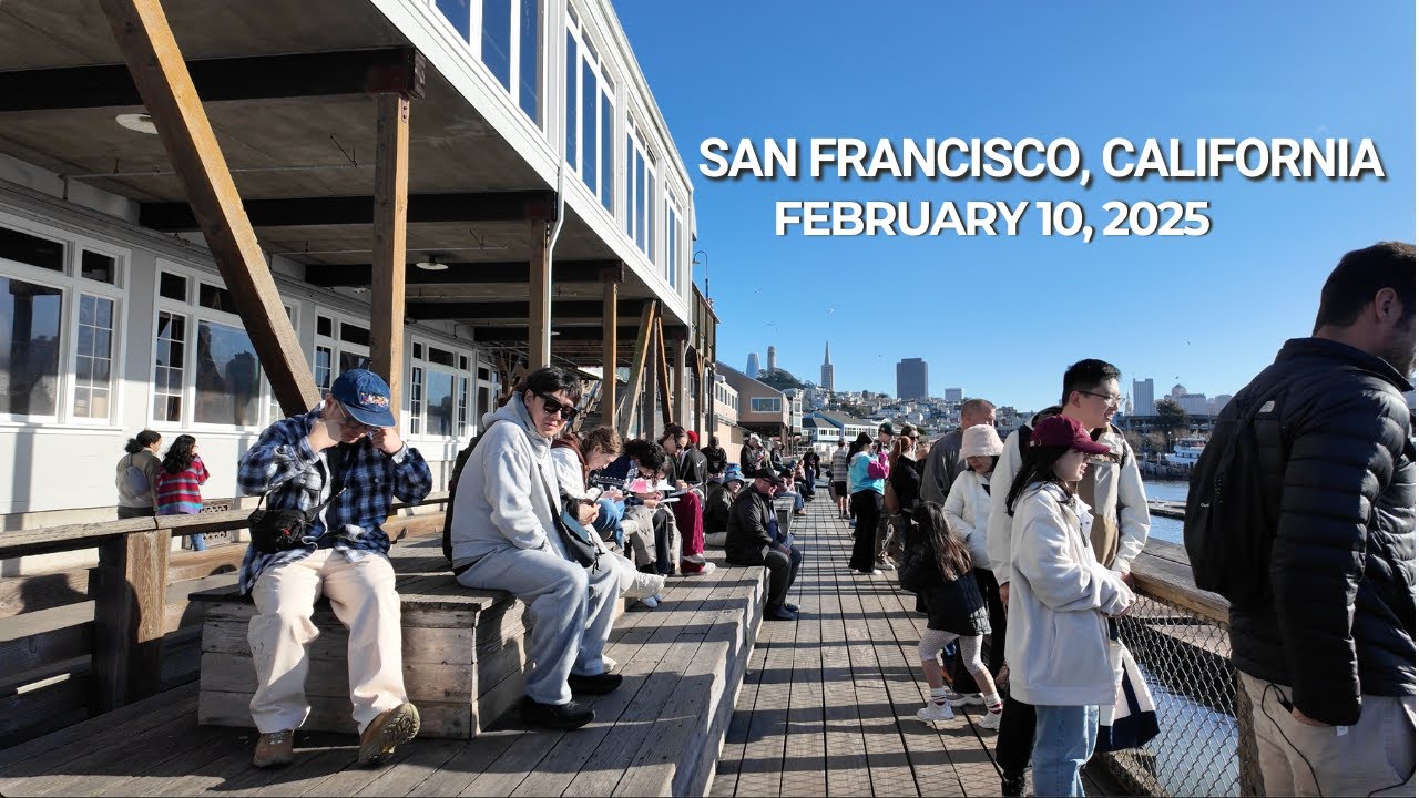 Walking SAN FRANCISCO, CALIFORNIA (Fisherman's Wharf, Fillmore, Japantown) February 10, 2025