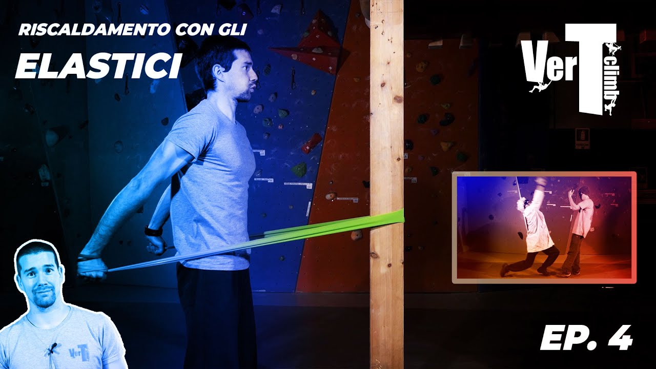 Il riscaldamento con gli elastici