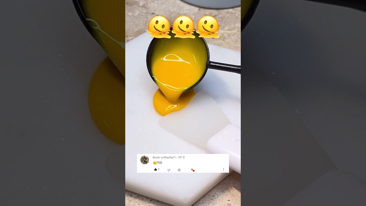 Making 🫠 emoji with sealing wax #emoji #art #funny