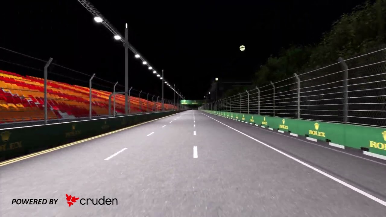A lap of Marina Bay Street Circuit Singapore 2023 by the Cruden Content Team