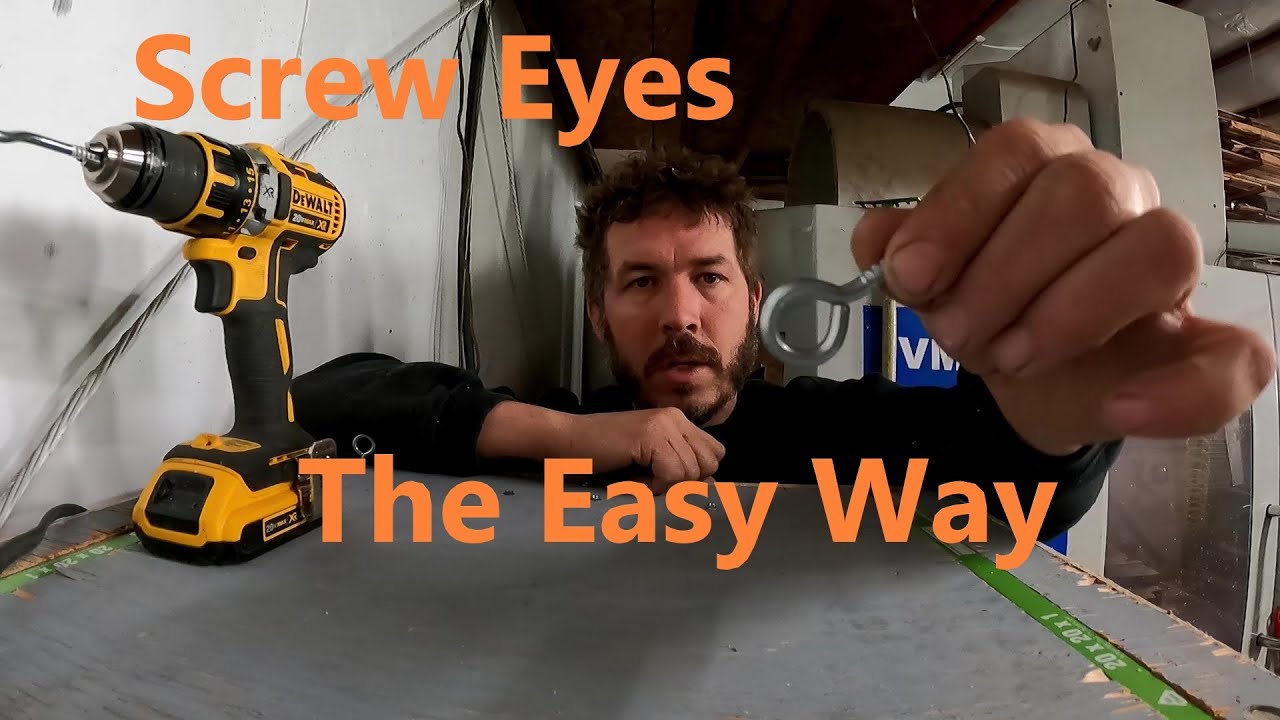 Как легко установить Screw Eyes