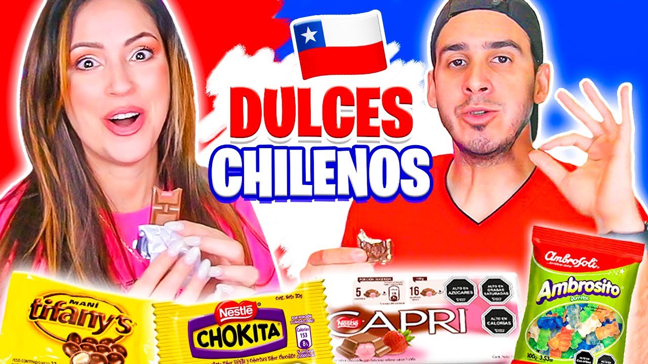 COMO SON ESTOS DULCES? 😱 PROBANDO DULCES CHILENOS 🔥 Sandra Cires Play ft HaroldArtistPlay