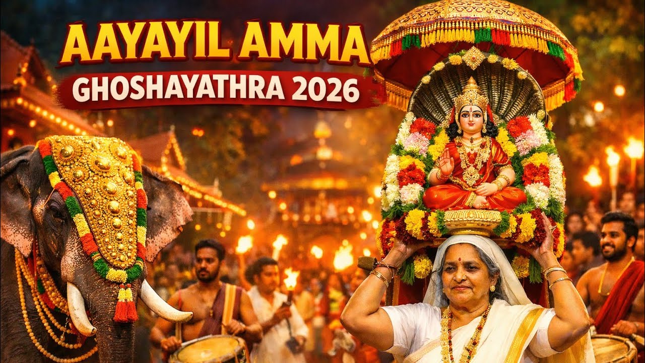 ആയയിൽ അമ്മ എഴുന്നള്ളത്ത് 2026 | Aayayil Amma Ghoshayatra #trending #viral #temple #bhadrakali 