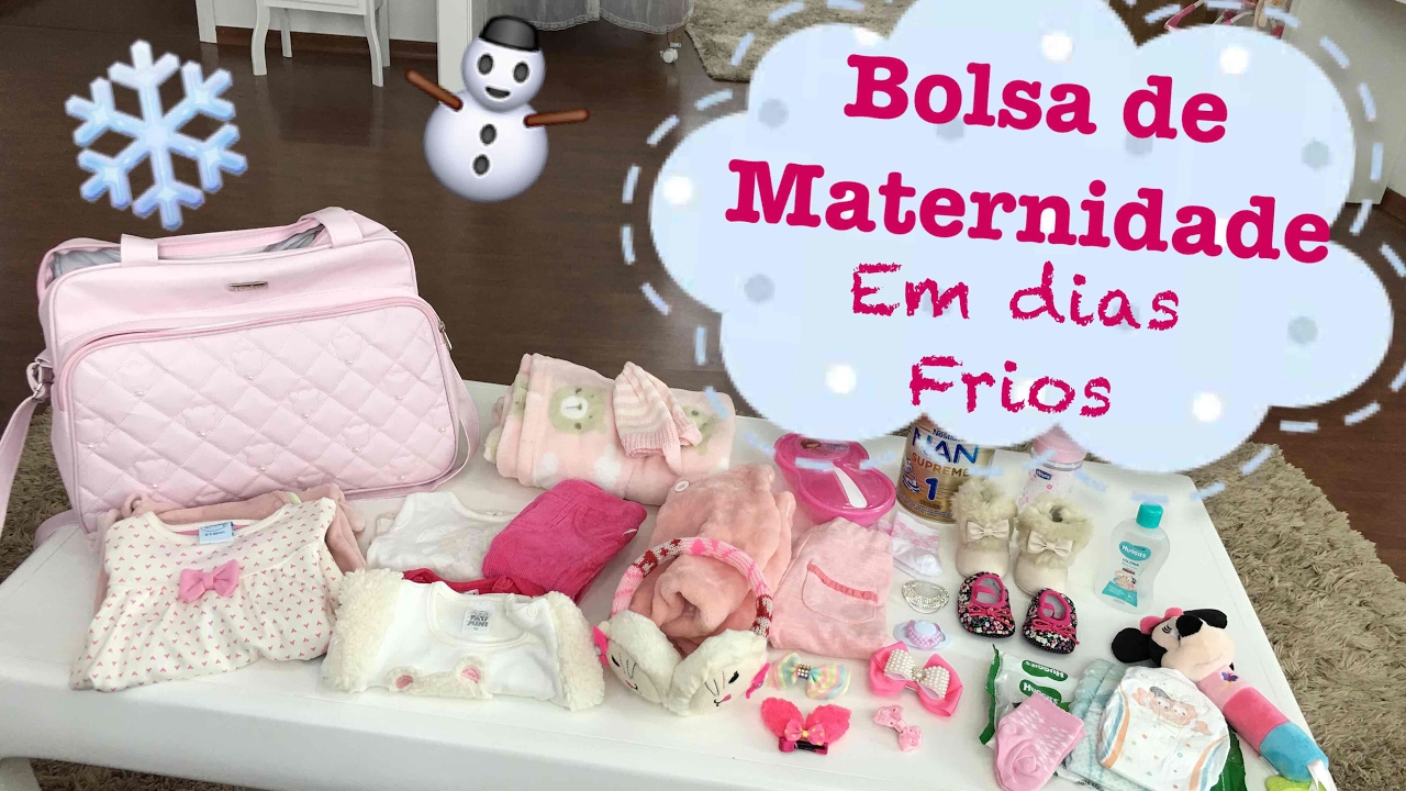 O que levar na bolsa de maternidade em dias frios - Ana Paula Guimarães